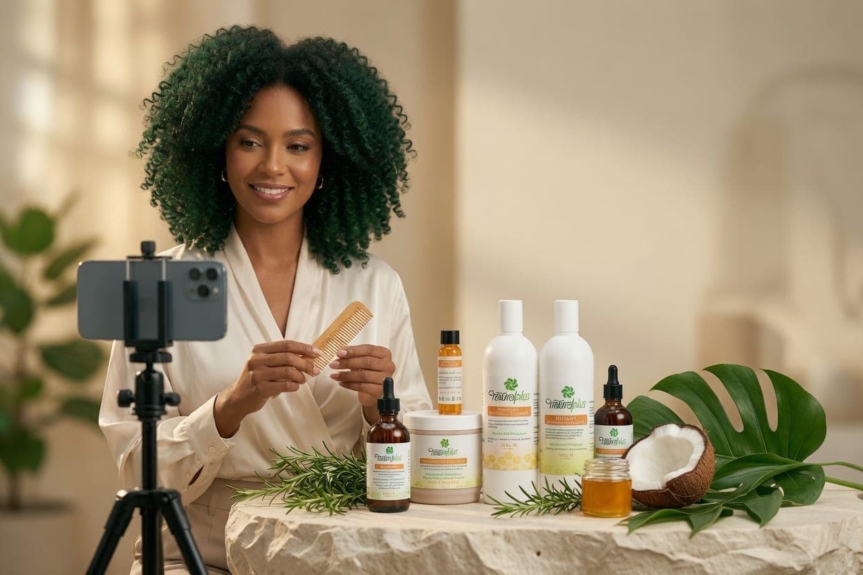 Natural Plus USA hair-care products and Dominican botanical ingredients